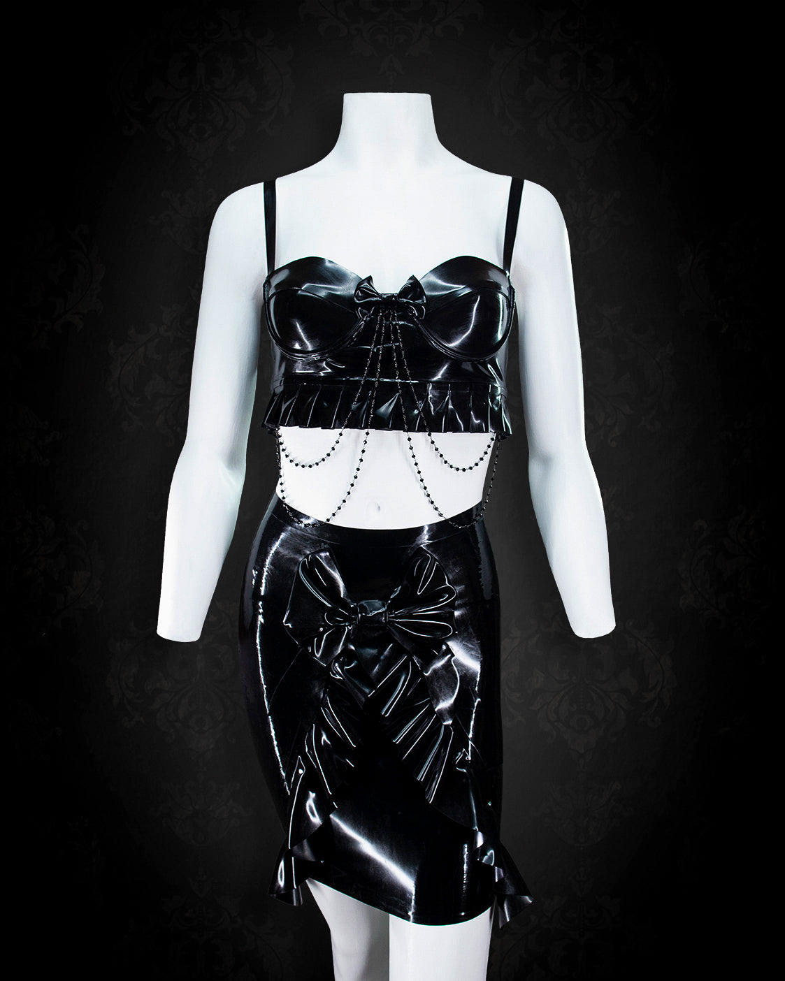 Frolic - Latex Top & Skirt