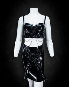 Frolic - Latex Top & Skirt